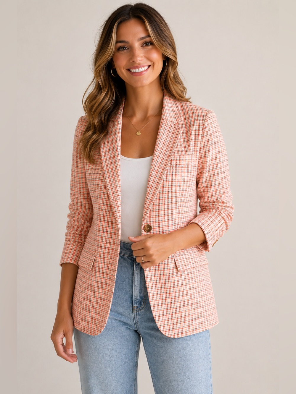 Peace of Cloth Plaid Blazer | NWT | XL